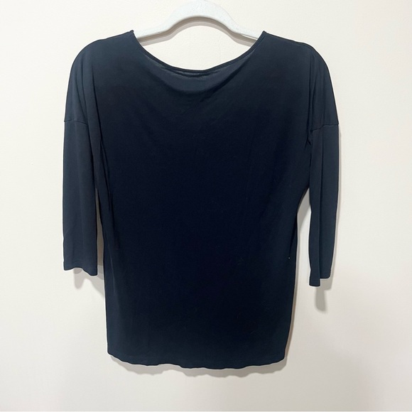 ANA New Approach Ultrasoft comfy black top - Picture 2 of 3